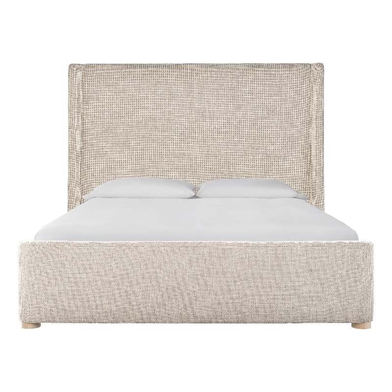 Universal Furniture Modern Nomad Daybreak Queen Bed in Tan Tech Oak