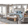 Universal Furniture Modern Nomad Sischo Bench in Tan Tech Oak