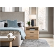 Universal Furniture Modern Nomad Sischo Bench in Tan Tech Oak