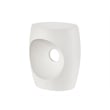 Universal Furniture Modern Nomad Canyo Accent Table in White Textured Plaster