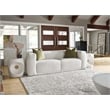 Universal Furniture Modern Nomad Canyo Accent Table in White Textured Plaster
