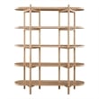 Universal Furniture Modern Nomad Etagere in Tan Tech Oak Wood