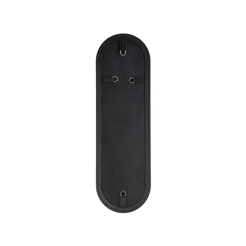 Universal Coalesce Olsen Metal Accent Mirror in Matte Black