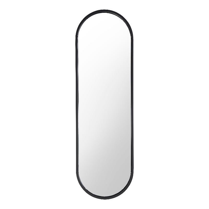 Universal Coalesce Olsen Metal Accent Mirror in Matte Black