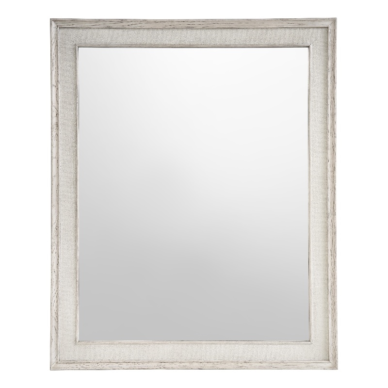 Universal Coalesce Coalesce Accent Mirror in Gray Oak Wood