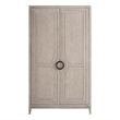 Universal Coalesce Two Door Wardrobe in Gray Oak Wood