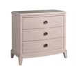 Universal Coalesce Coalesce Stone Top Three Drawer Nightstand in Gray Oak Wood