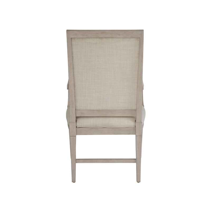 Universal Coalesce Set of 2 Wood Framed Upholstered Arm Chairs - Gray Solid Oak