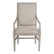 Universal Coalesce Set of 2 Wood Framed Upholstered Arm Chairs - Gray Solid Oak