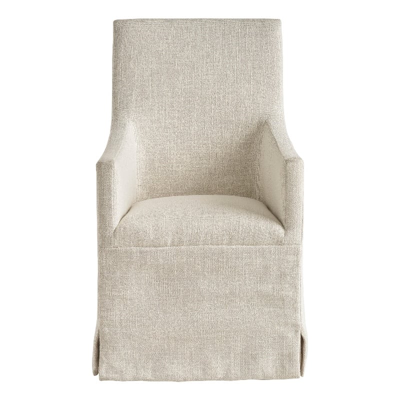 Universal Coalesce Manning Slip Cover Chair with solid oak wood frame