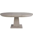 Universal Coalesce Rasmus 52 Inch Round Dining Table in Gray Oak Wood