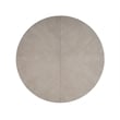 Universal Coalesce Rasmus 52 Inch Round Dining Table in Gray Oak Wood