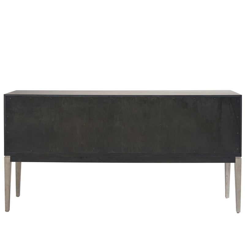 Universal Coalesce Three Door Madden Sideboard in Grey Oak Wood