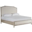 Universal Coalesce Oak Wood Framed Linen Upholstered Queen Panel Bed
