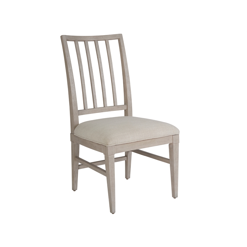 Universal Coalesce Set of 2 Wood Framed Upholstered Side Chairs-Gray Solid Oak