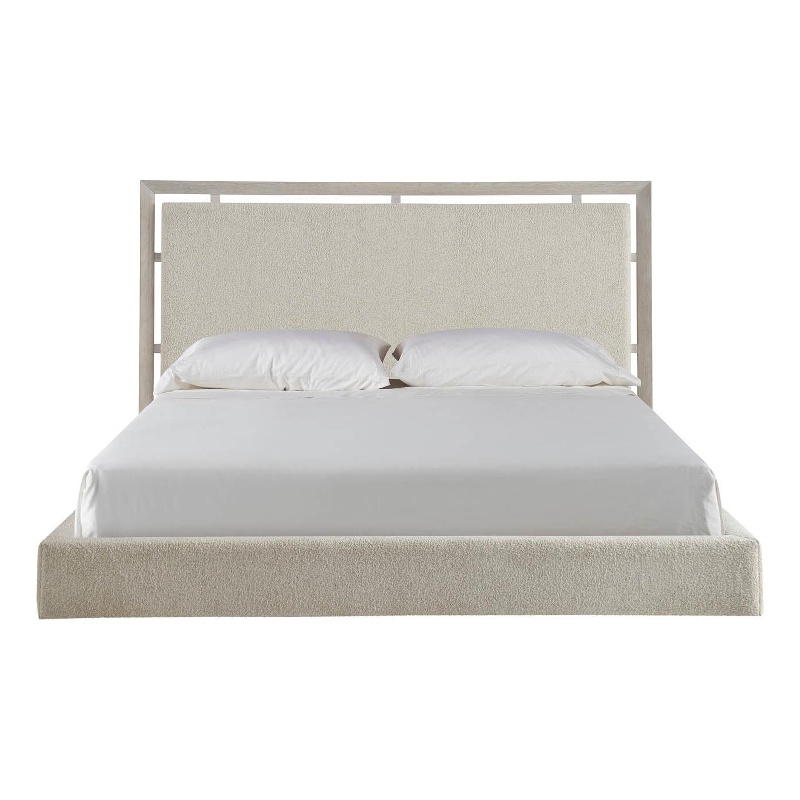 Universal Furniture Avaline Kendall Wood Bed Queen in Gray