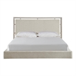 Universal Furniture Avaline Kendall Wood Bed Queen in Gray
