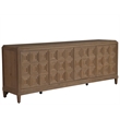 Universal Furniture Griffith Park Sienna Wood Entertainment Credenza in Brown