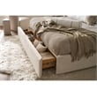 Universal Furniture Avaline Owen Storage Wood Bed Queen in Gray