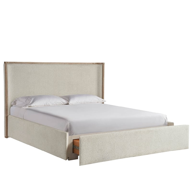 Universal Furniture Avaline Owen Storage Wood Bed Queen in Tan