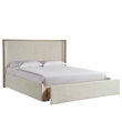Universal Furniture Avaline Owen Storage Wood Bed King in Tan