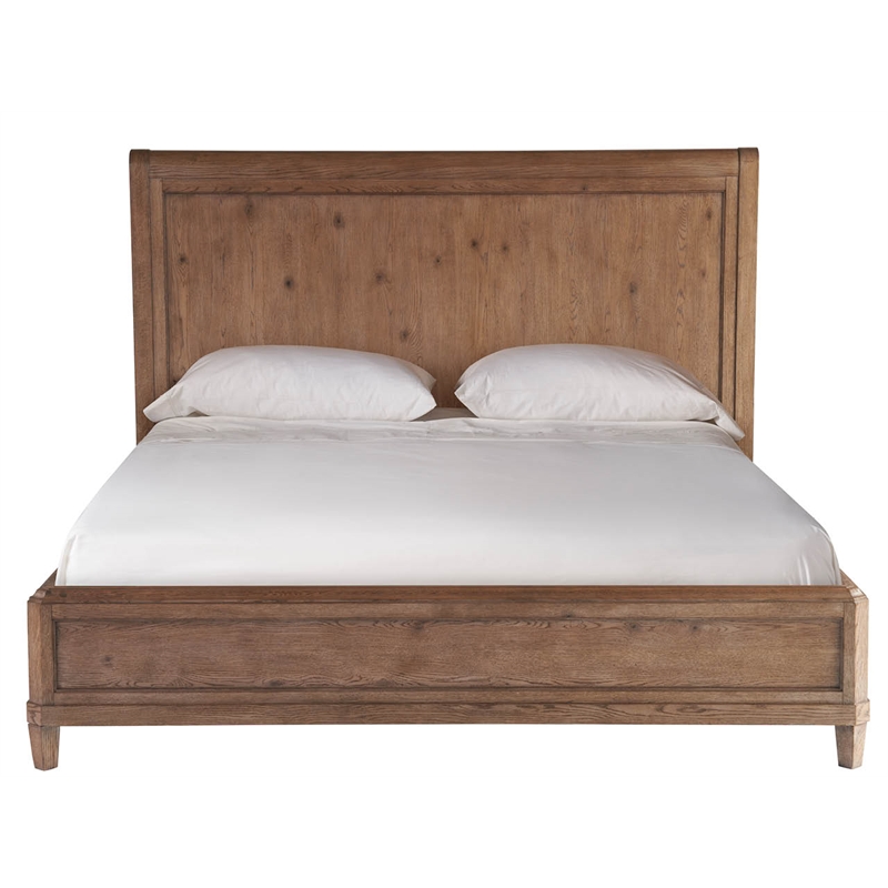 Universal Furniture Griffith Park Sienna Panel Wood Bed King in Brown