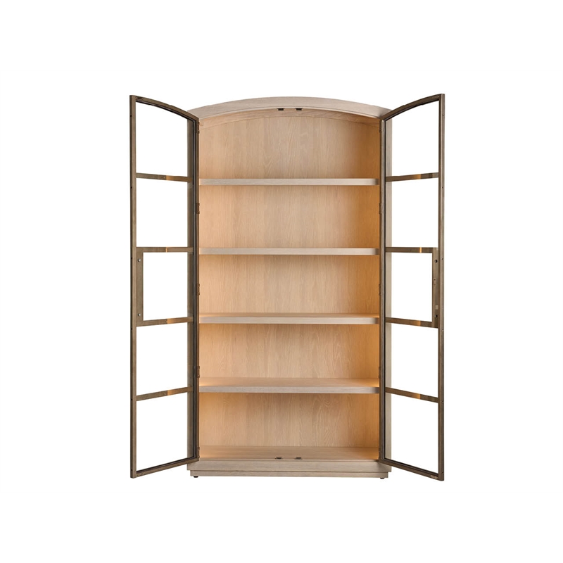 Universal Furniture Avaline Scribe Cabinet in Gray