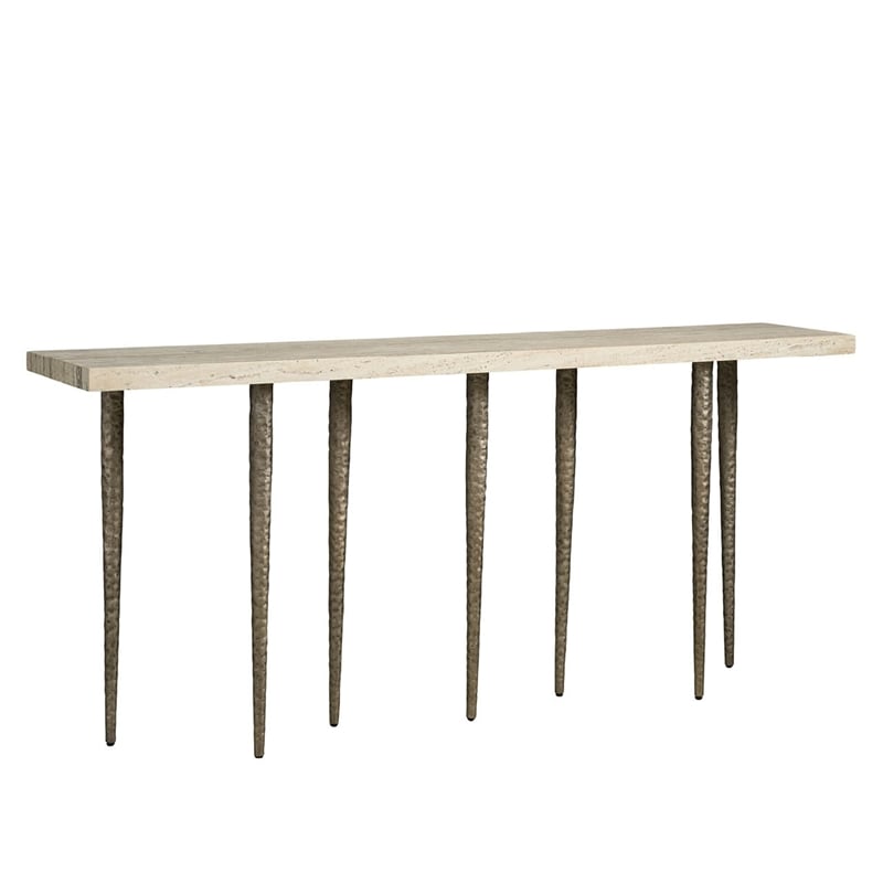 Universal Furniture Avaline Lowry Console Table in Gray