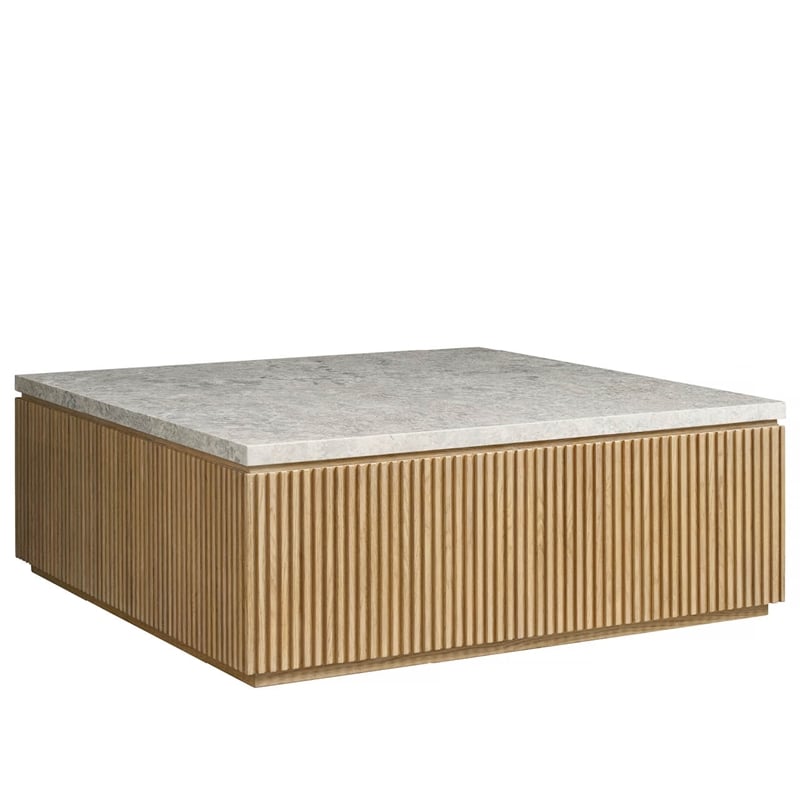Universal Furniture Avaline Carmen Cocktail Table in Tan