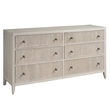 Universal Furniture Avaline Carmen Dresser in Gray
