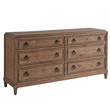 Universal Furniture Griffith Park Sienna Wood Dresser in Brown