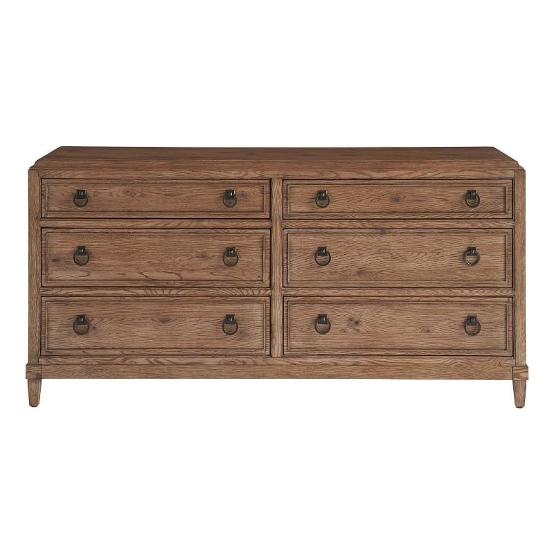 Universal Furniture Griffith Park Sienna Wood Dresser in Brown