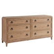 Universal Furniture Griffith Park Canyon Wooden Dresser in Tan