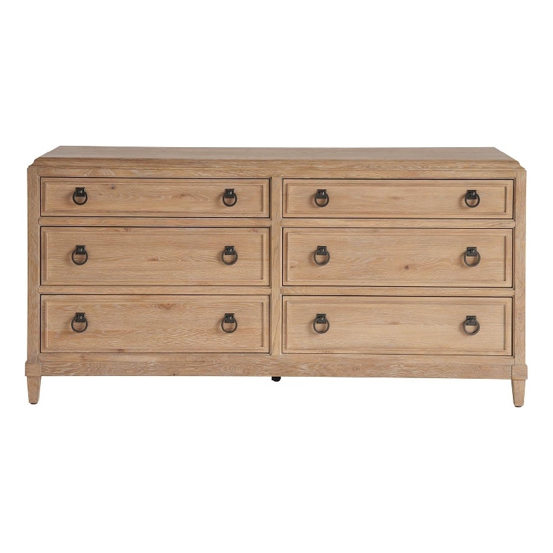 Universal Furniture Griffith Park Canyon Wooden Dresser in Tan