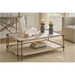 Universal Furniture Avaline Selkie Cocktail Wood Table in Gray