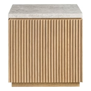 Universal Furniture Avaline Carmen Side Table in Tan