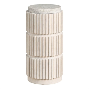 Universal Furniture Avaline Carmen Spot Table in Gray