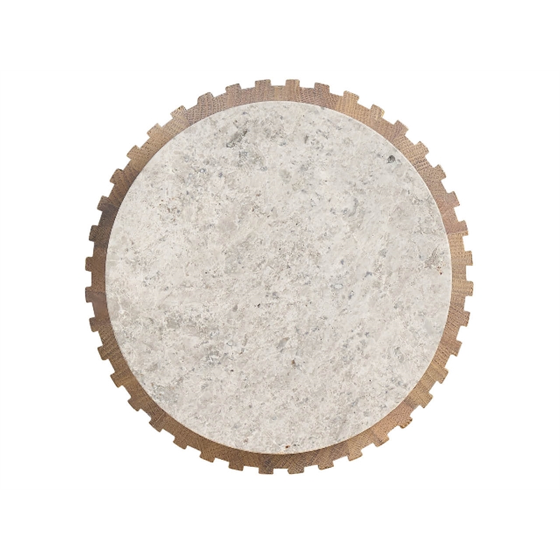Universal Furniture Avaline Carmen Spot Table in Tan