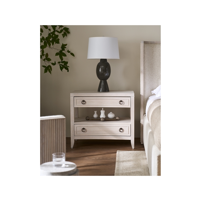 Universal Furniture Avaline Avaline Nightstand in Gray