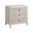 Universal Furniture Avaline Carmen Three Drawer Nightstand in Gray