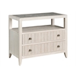 Universal Furniture Avaline Carmen Two Drawer Nightstand in Gray