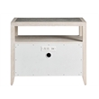 Universal Furniture Avaline Carmen Two Drawer Nightstand in Gray