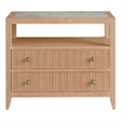 Universal Furniture Avaline Carmen Two Drawer Nightstand in Tan