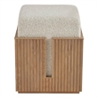 Universal Furniture Avaline Carmen Bunching Stool in Tan