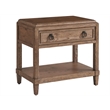 Universal Furniture Griffith Park Sienna Drawer Nightstand in Brown