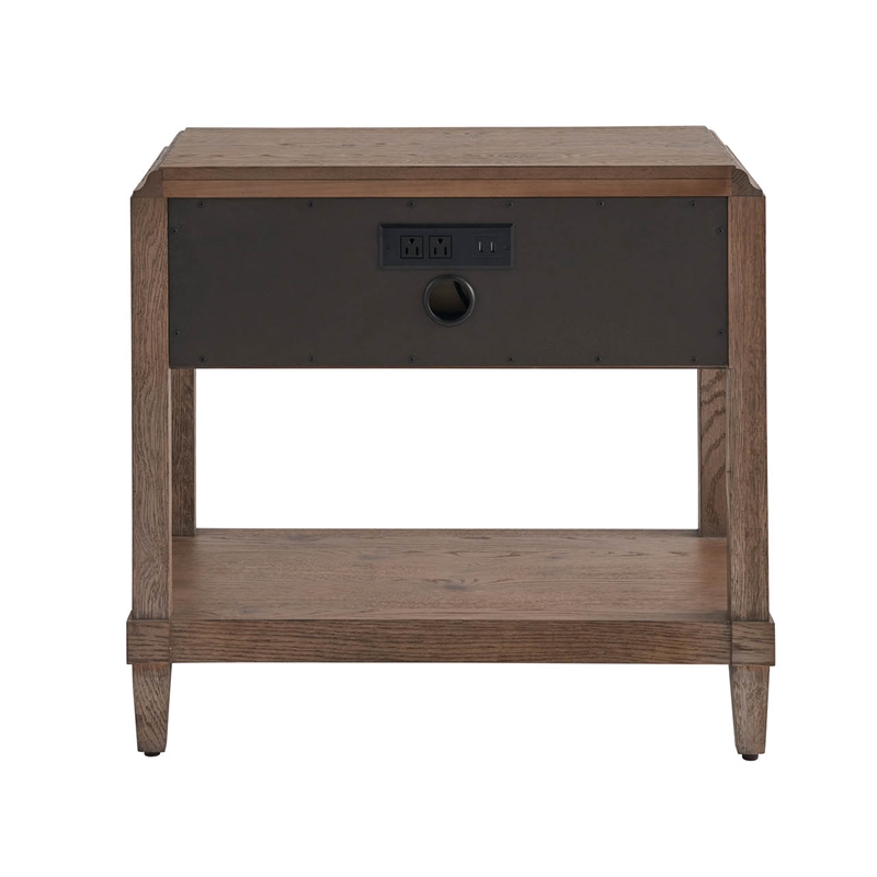 Universal Furniture Griffith Park Sienna Drawer Nightstand in Brown