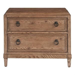Universal Furniture Griffith Park Sienna Two Drawer Nightstand in Brown