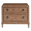 Universal Furniture Griffith Park Sienna Two Drawer Nightstand in Brown