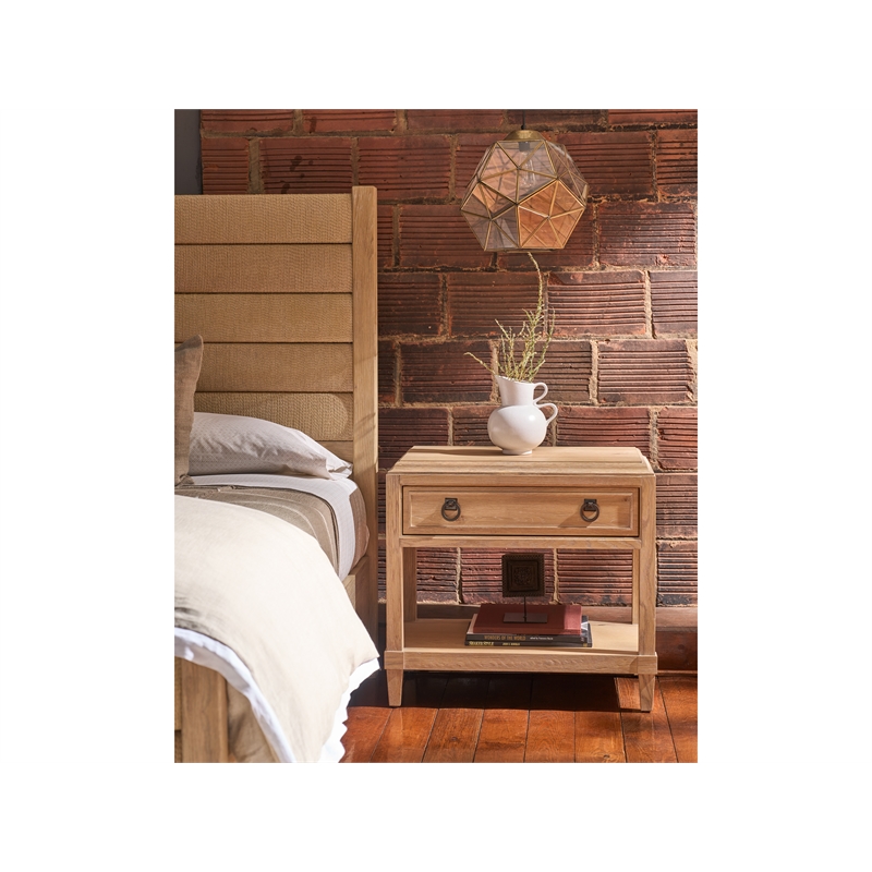 Universal Furniture Griffith Park Canyon Drawer Nightstand in Tan