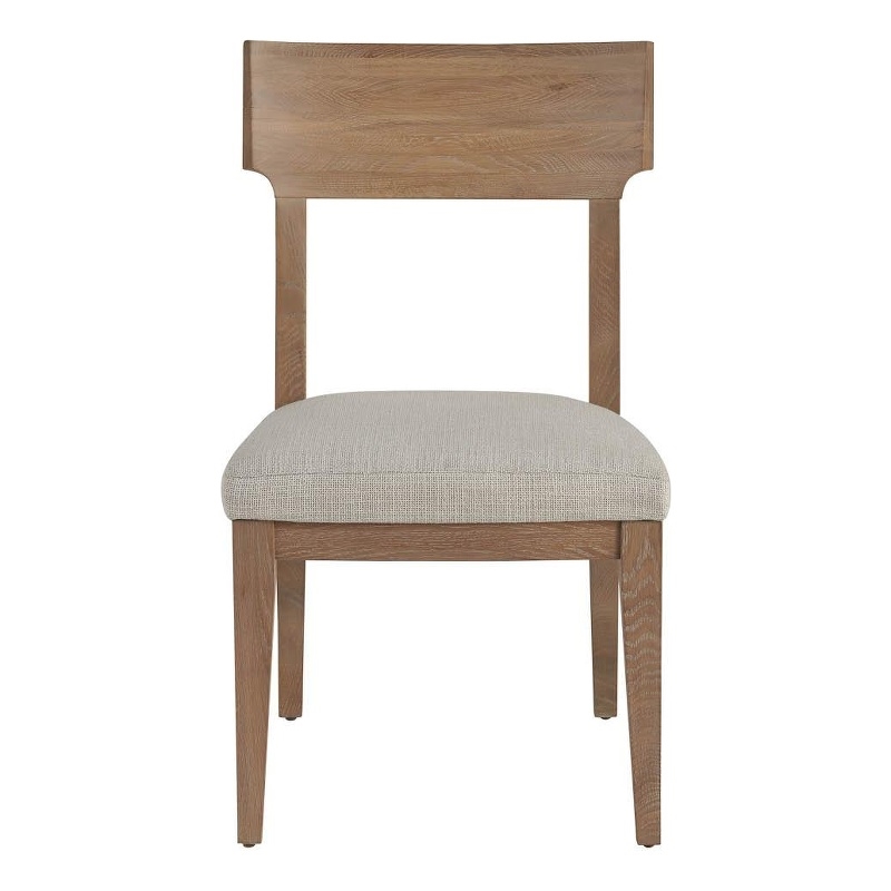 Universal Furniture Griffith Park Canyon Wood Back Side Chair (Set of 2) in Tan
